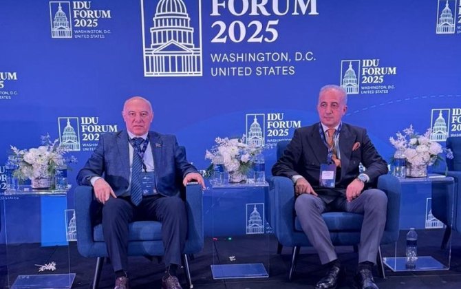 AMİP sədri Vaşinqtonda keçirilən İDU-2025 Forumunda iştirak edir - FOTO