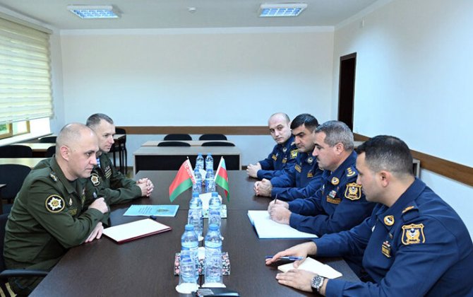 Bakıda Azərbaycan və Belarus hərbi mütəxəssisləri görüşüb - FOTO