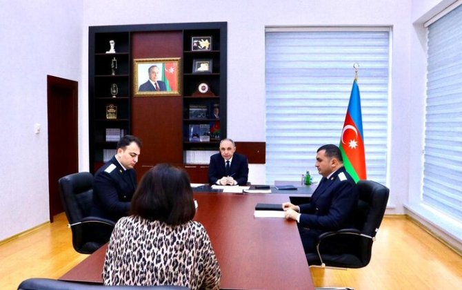 Baş prokuror Sumqayıt şəhərində vətəndaşları qəbul etdi - FOTO