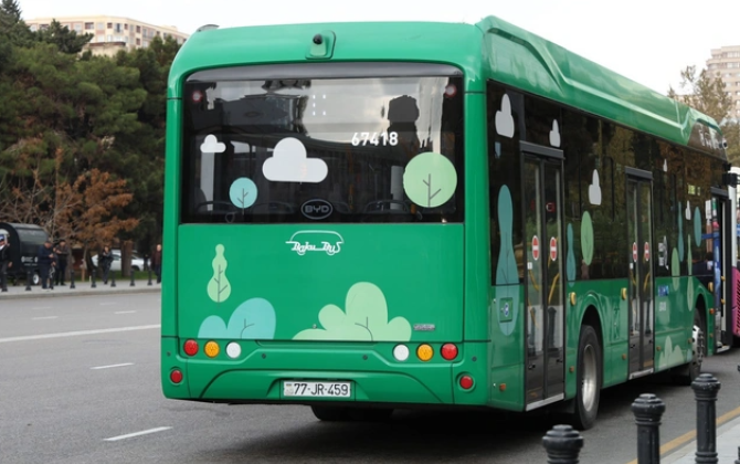 AYNA: 12 nömrəli marşrutda istismar olunan avtobuslar yenilənir