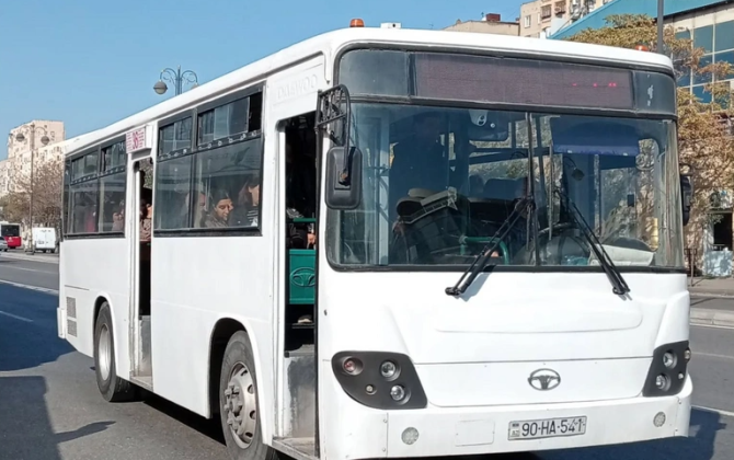 Bakıda 36 nömrəli marşrut üzrə avtobuslar qismən yenilənəcək