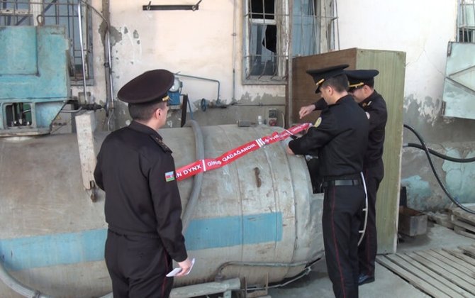 Sumqayıtda oksigen balonlarının doldurulması sexinin fəaliyyəti dayandırıldı - FOTO/VİDEO