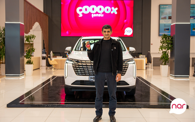 6-й автомобиль лотереи «Çoox Şanslı» от «Nar» нашёл своего владельца!