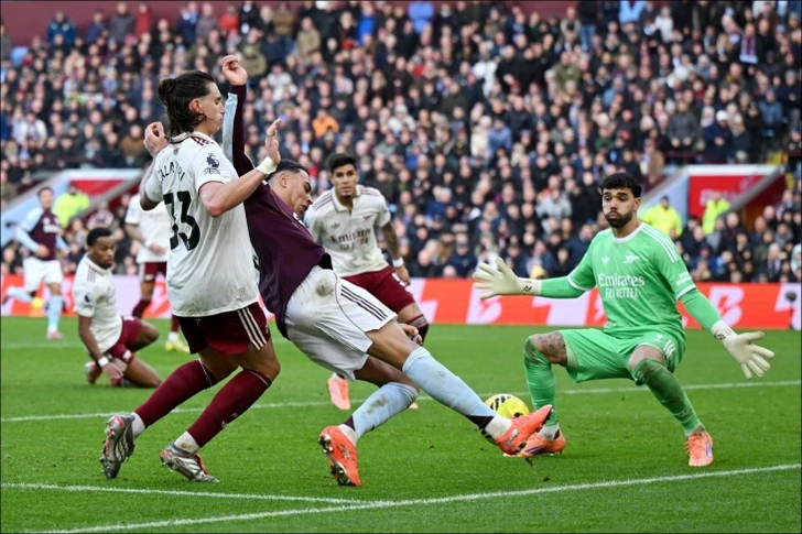 «Астон Вилла» вырвала победу в матче 15-го тура АПЛ с «Арсеналом»