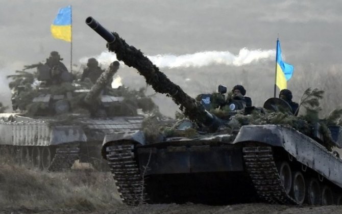 Ukrayna ordusu daha bir kəndi Rusiya işğalçılarından təmizlədi...-FOTO