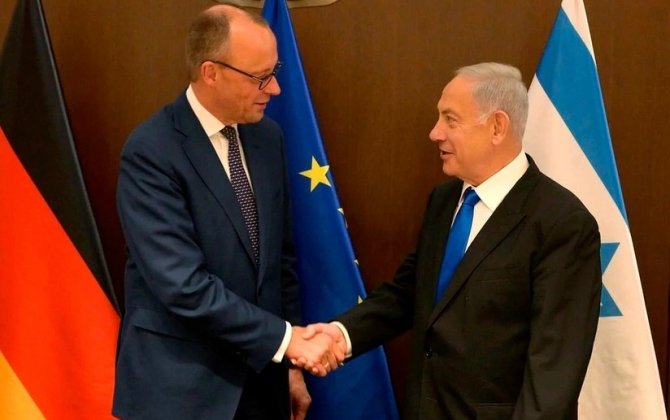 İsrailin Baş naziri və Almaniya kansleri Qüdsdə görüşüblər