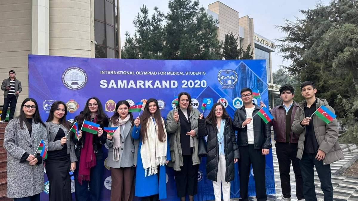 Команда Азербайджанского медуниверситета достойно выступила на международной олимпиаде в Узбекистане