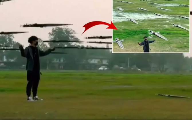 ABŞ-nin yuxularını qaçıracaq görüntü - Dron ordusu qurdu - VİDEO