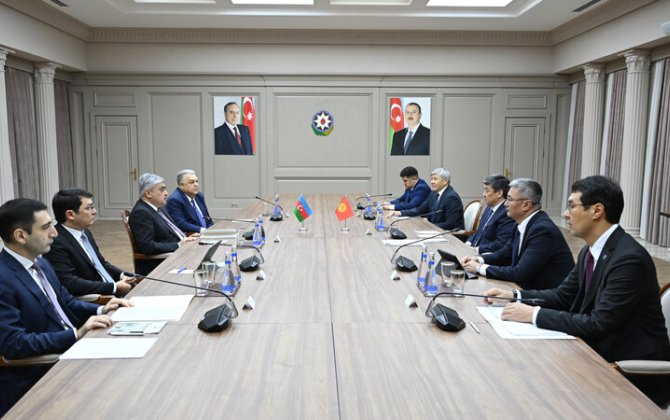 Azərbaycanla Qırğızıstan arasında Hökumətlərarası Komissiyanın 6-cı iclası keçirildi - FOTO