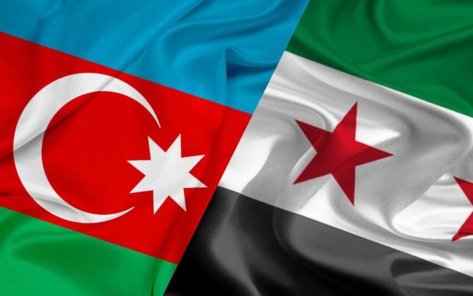 Azərbaycan Suriya ilə bərpa və yenidənqurma təcrübəsini paylaşmağa hazır olduğunu bəyan edib