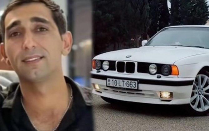 Masazırda yanaraq ölən sürücünün və avtomobilinin görüntüləri - VİDEO