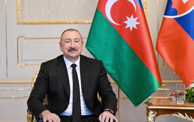 İlham Əliyev slovakiyalı həmkarını Azərbaycana rəsmi səfərə dəvət edib