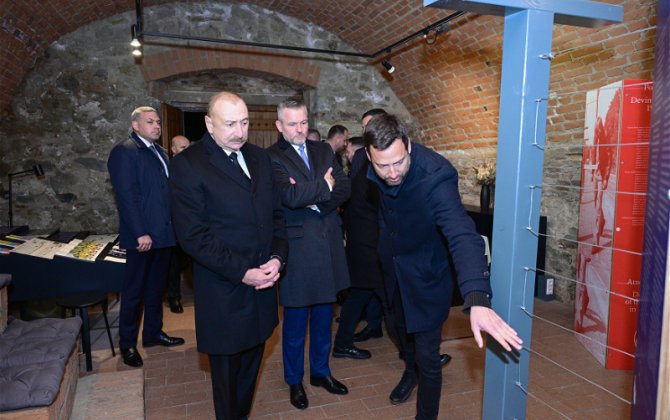 Президенты Азербайджана и Словакии посетили замок Девин в Братиславе