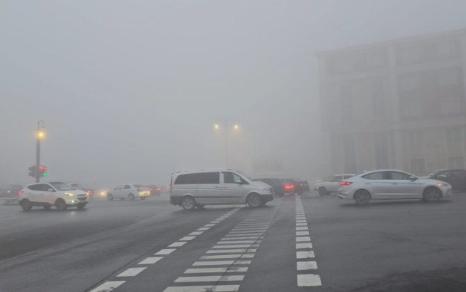 Naxçıvanda qatı duman müşahidə olunur - Yollarda hərəkət çətinləşdi