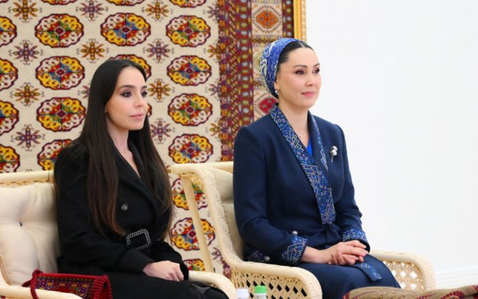 Leyla Əliyeva Türkmənistan milli mətbəxinə həsr olunan sərgidə iştirak edib - FOTO