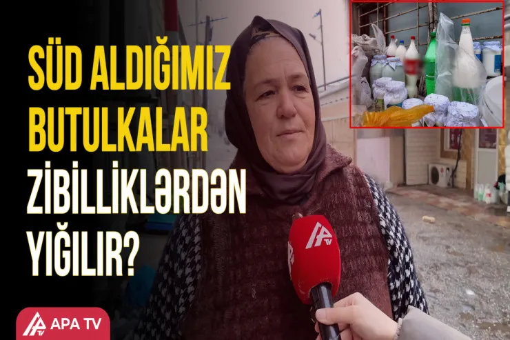 Süd aldığımız qablar zibilliklərdən yığılır? - VİDEO