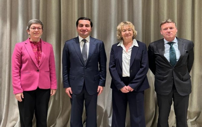 Hikmət Hacıyev Benilüks ölkələri XİN-lərinin siyasi direktorları ilə GÖRÜŞDÜ