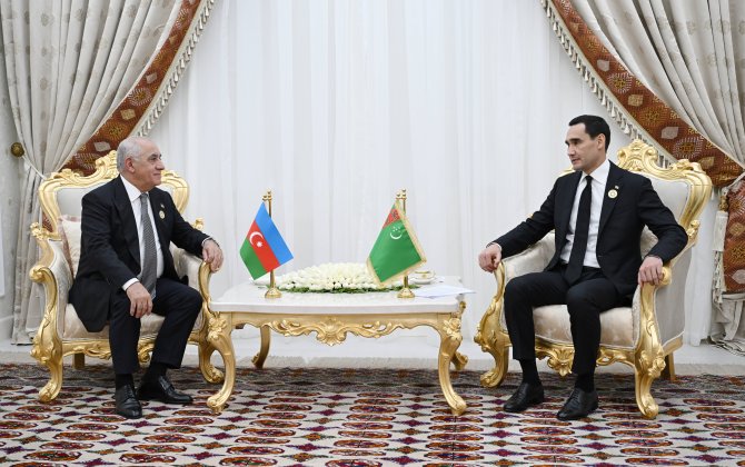 Али Асадов встретился в Ашхабаде с президентом Туркменистана