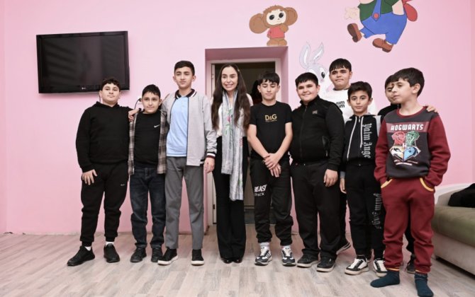 Лейла Алиева посетила Детский противотуберкулезный санаторий