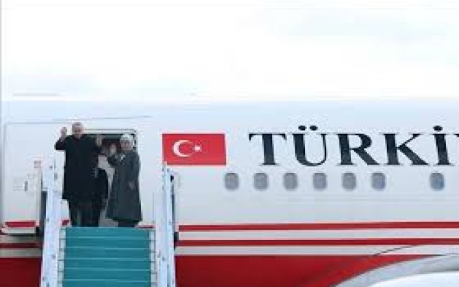 Начался визит Эрдогана в Туркменистан
