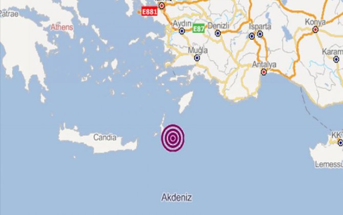 Aralıq dənizində ard-arda iki zəlzələ olub