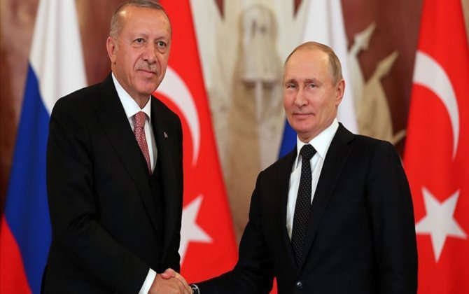 Ərdoğan Putinlə görüşün təfərrüatlarını açıqlayıb