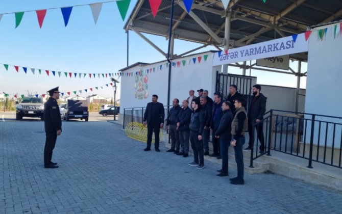 Bu nazirliyin əməkdaşları işğaldan azad olunmuş ərazilərdə sakinlərlə profilaktik söhbətlər apardı - FOTOLAR