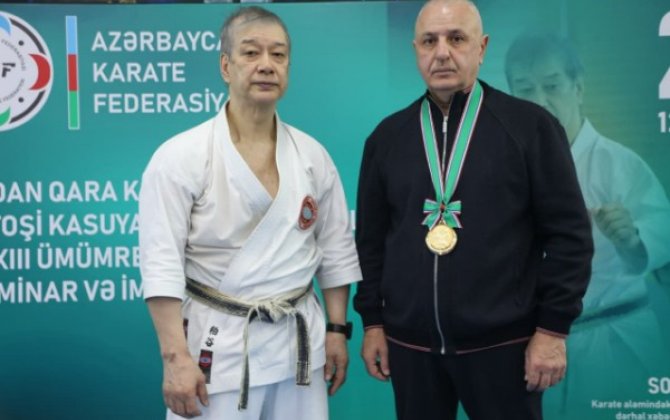 Ülvi Quliyev xüsusi medalla təltif olundu - FOTOLAR