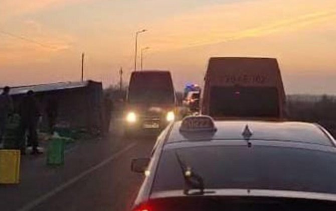 Üç avtomobil toqquşdu - Broyler toyuqları ətrafa dağıldı