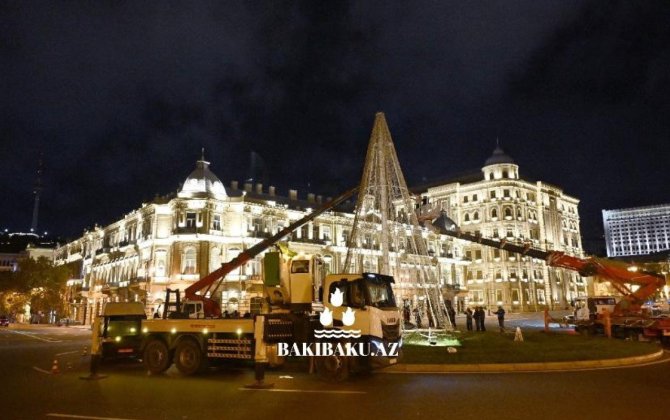 Bakı Yeni ilə belə hazırlaşır - FOTOLAR