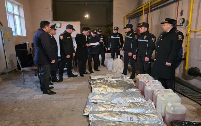 Naxçıvanda külli miqdarda narkotik məhv edilib - FOTO