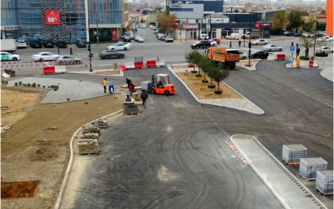 Bu küçədə yenidənqurma işləri tamamlanmaq üzrədir