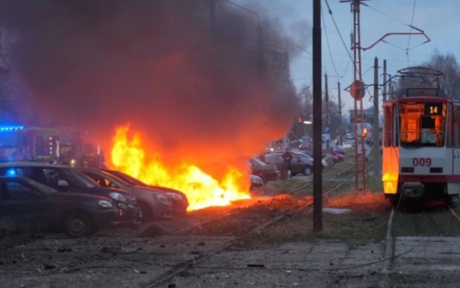 Rusiya Zaporojyeyə zərbələr endirib, 26 nəfər yaralanıb