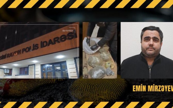 Bakıda saxlanılan narkokuryerdən 11 kiloqram marixuana aşkarlandı - VİDEO