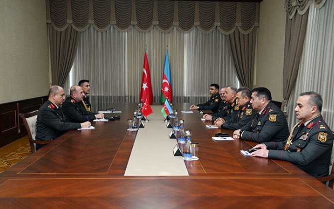 17-ci Azərbaycan-Türkiyə Yüksək Səviyyəli Hərbi Dialoq İclası davam edir - FOTO