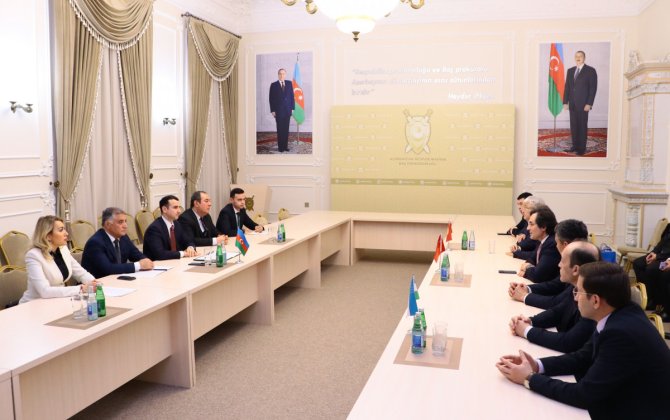 Türk Ədliyyə Təlim Şəbəkəsinə üzv ölkələrin nümayəndələri ilə Baş Prokurorluqda görüş keçirilib