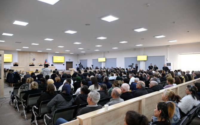 Ermənistan vətəndaşlarının məhkəməsi təqsirləndirilən şəxslərin son söz çıxışları ilə davam etdirilib