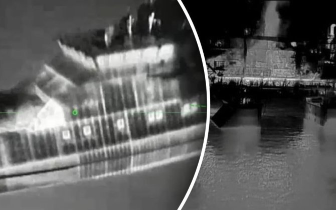 Ukrayna Xəzərdə Rusiya hərbi gəmisini və 