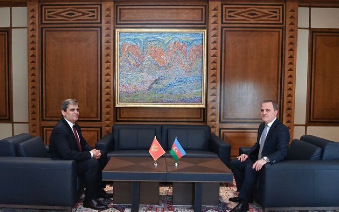 Ceyhun Bayramovun monteneqrolu həmkarı ilə görüşü başa çatdı - YENİLƏNİB + FOTO