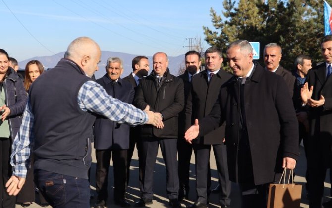 Вернувшимся в поселок Кяркиджахан семьям вручили ключи от новых домов - ОБНОВЛЕНО-ФОТО