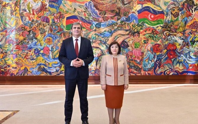 Sahibə Qafarova Ervin İbrahimoviçlə görüşdü - FOTO