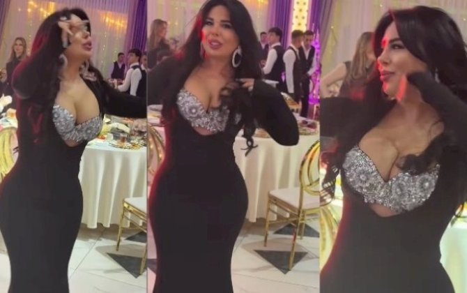 Dar libas, dekolte... – “Pişik Günel” sosial şəbəkəni qarışdırdı + VİDEO
