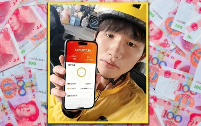 Çinli kuryer beş ilə 160 min dollar topladı