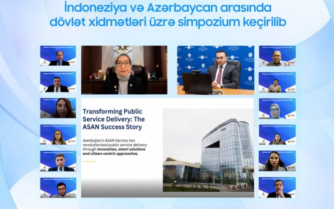İndoneziya və Azərbaycan arasında dövlət xidmətləri üzrə simpozium keçirilib