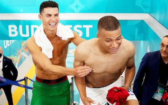 Mbappe Ronaldo ilə uşaqlıq FOTOSUNU paylaşdı: Görün nə yazdı