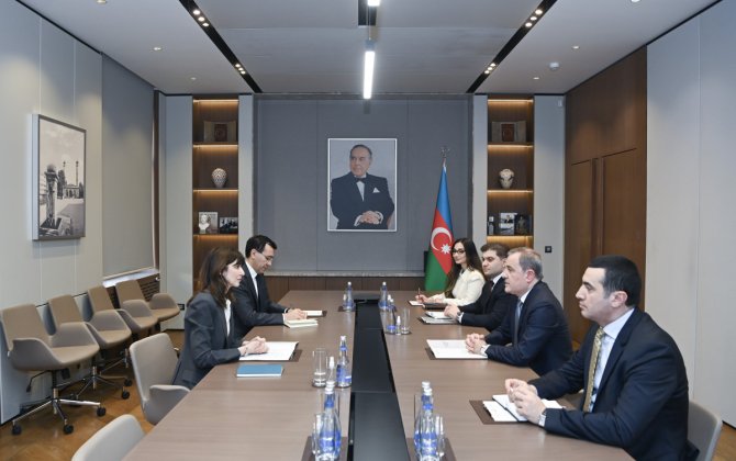 Ceyhun Bayramov Vladanka Andreyeva ilə görüşüb - FOTO