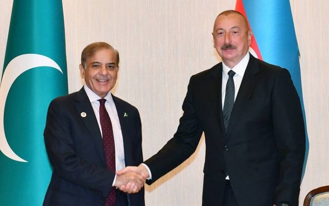 Məhəmməd Şahbaz Şərif Azərbaycan Prezidentini təbrik etdi