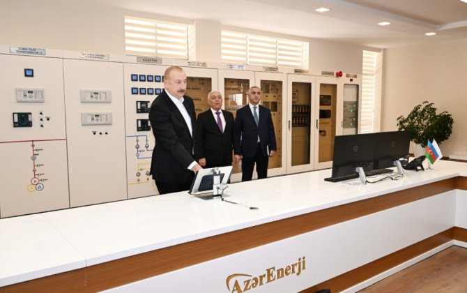 “Xankəndi-1” elektrik yarımstansiyası istismara verildi