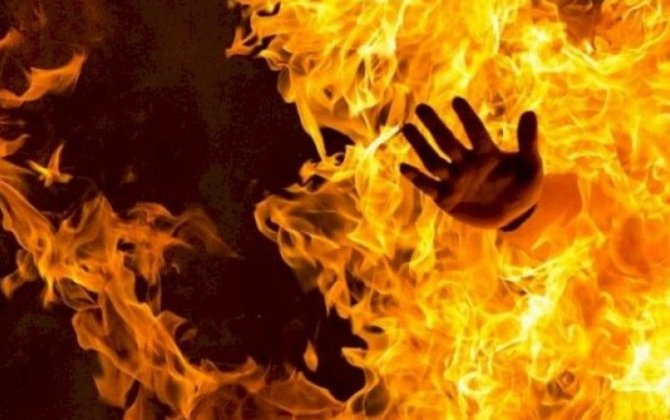 Xaçmazda kişi evində yanaraq öldü