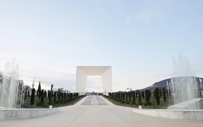 Ильхам Алиев принял участие в открытии Парка Победы в Ханкенди